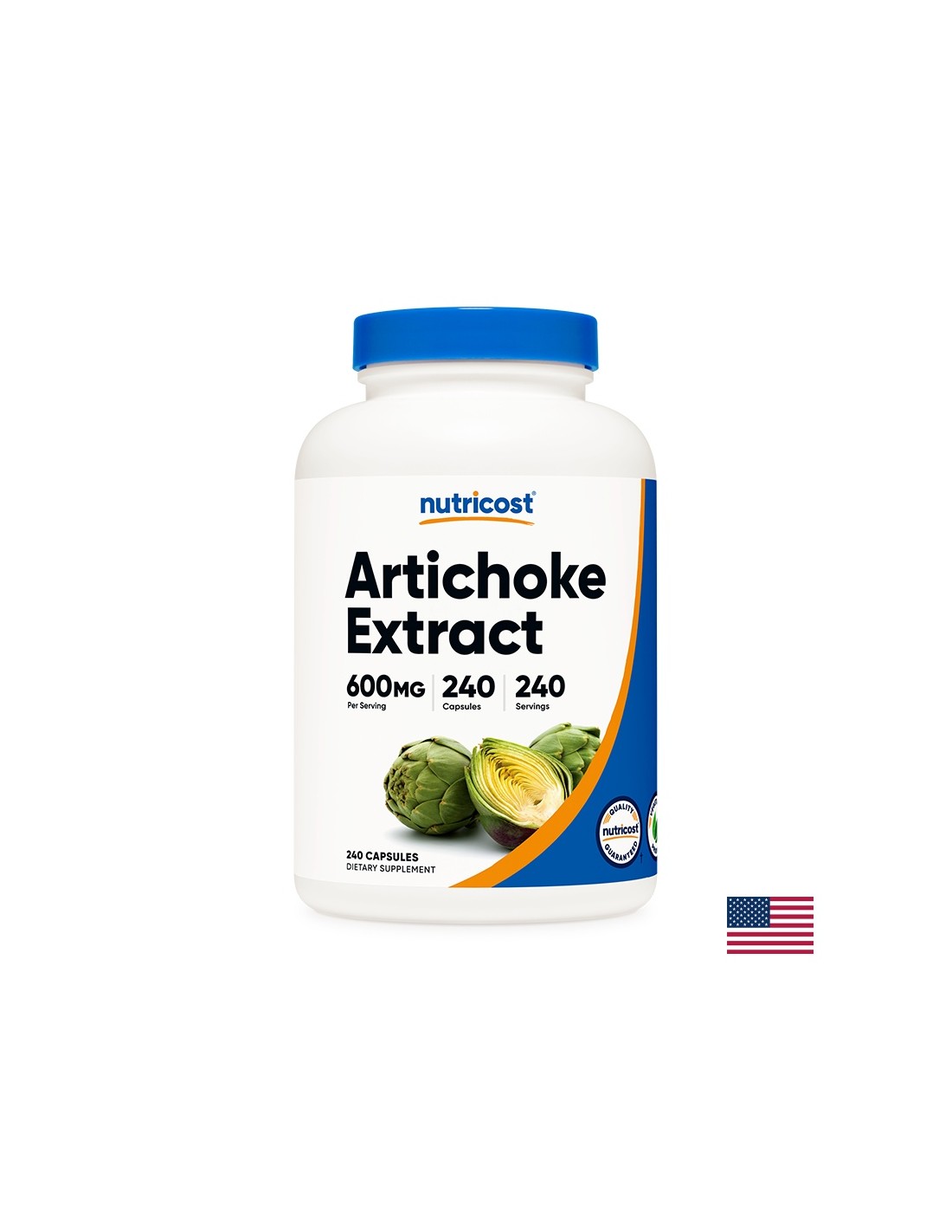 Ficat și vezica biliară - Anghinare, 240 capsule Nutricost