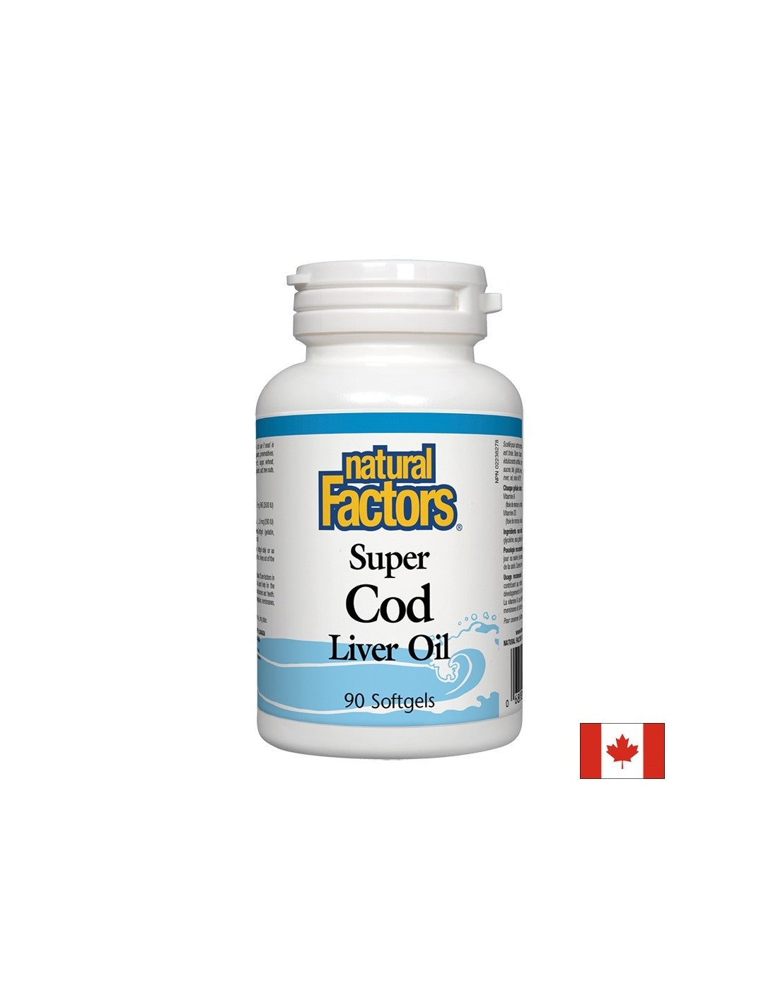 Ulei de ficat de cod Super 1100 mg - 90 capsule de gel