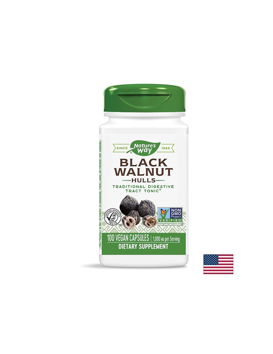 Nuc negru 500 mg - 100 capsule