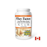 Whey Factors® Pure Whey Protein - Fără aromă, pentru mușchi și recuperare, 1 kg pudră