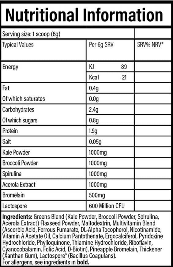 Veggie-Might | Formula completa 3 in 1 ~ Verduri si multivitamine si probiotice - 180 grame
