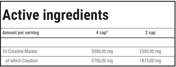 CM3 1250 | Tri-Creatine Malat - 90 capsule