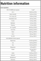 100% vitamine și minerale | Endurance - 60 capsule