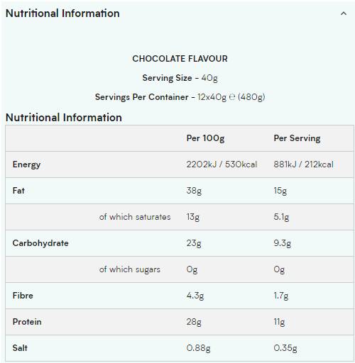 Napolitană cu proteine ​​vegane - 40 de grame