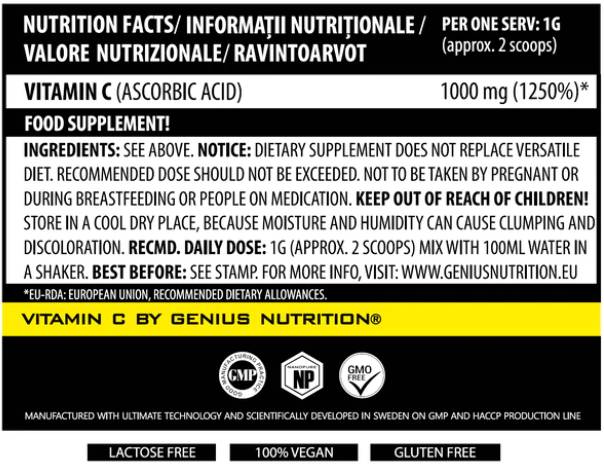 Vitamina C 200 grame