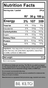 Chips-uri Keto | Brânză elvețiană și ceapă franceză - 30 de grame