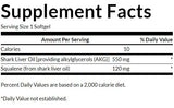 Ulei de ficat de rechin 550 mg 60 capsule de gel