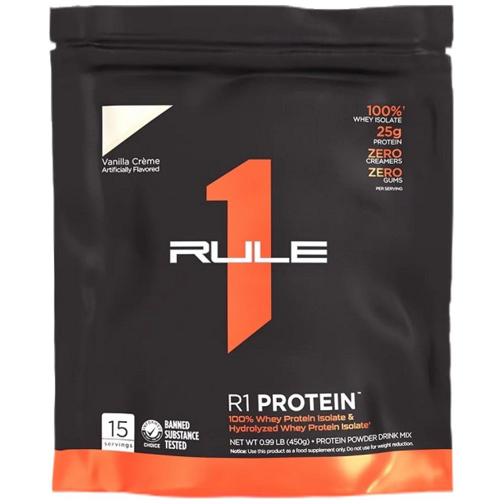 Proteina R1 | 100% zer izolat și zer hidrolizat - 450 grame
