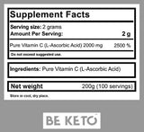 Vitamina C 100% pulbere - 200 grame
