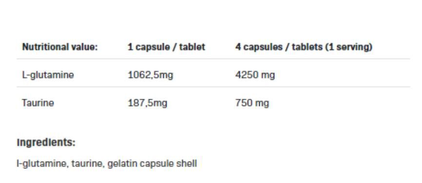 Glutamina 1250 XtraCaps - 360 capsule