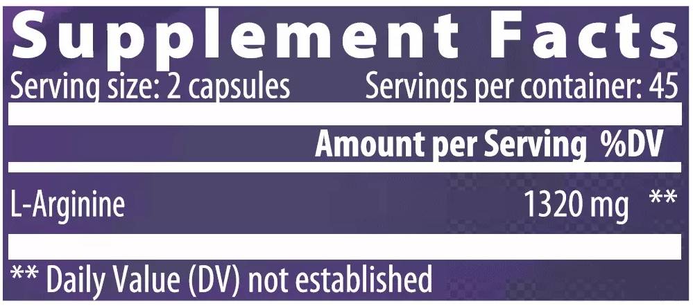 L-Arginina 660 mg 90 capsule