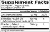 Booster imunitar | Cu echinaceea, extract de soc si zinc - 120 capsule