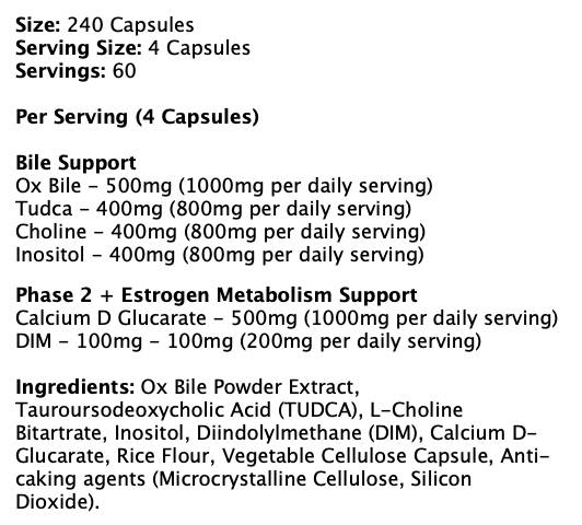 Stiva de ficat | cu TUDCA si DIM 240 capsule