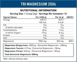 Pulbere de tri-magneziu | Bisglicinat, Taurat și Citrat - 200 de grame