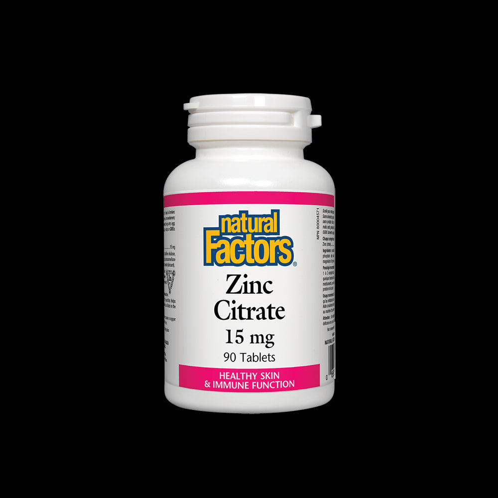 Citrat de zinc 15 mg - 90 tablete