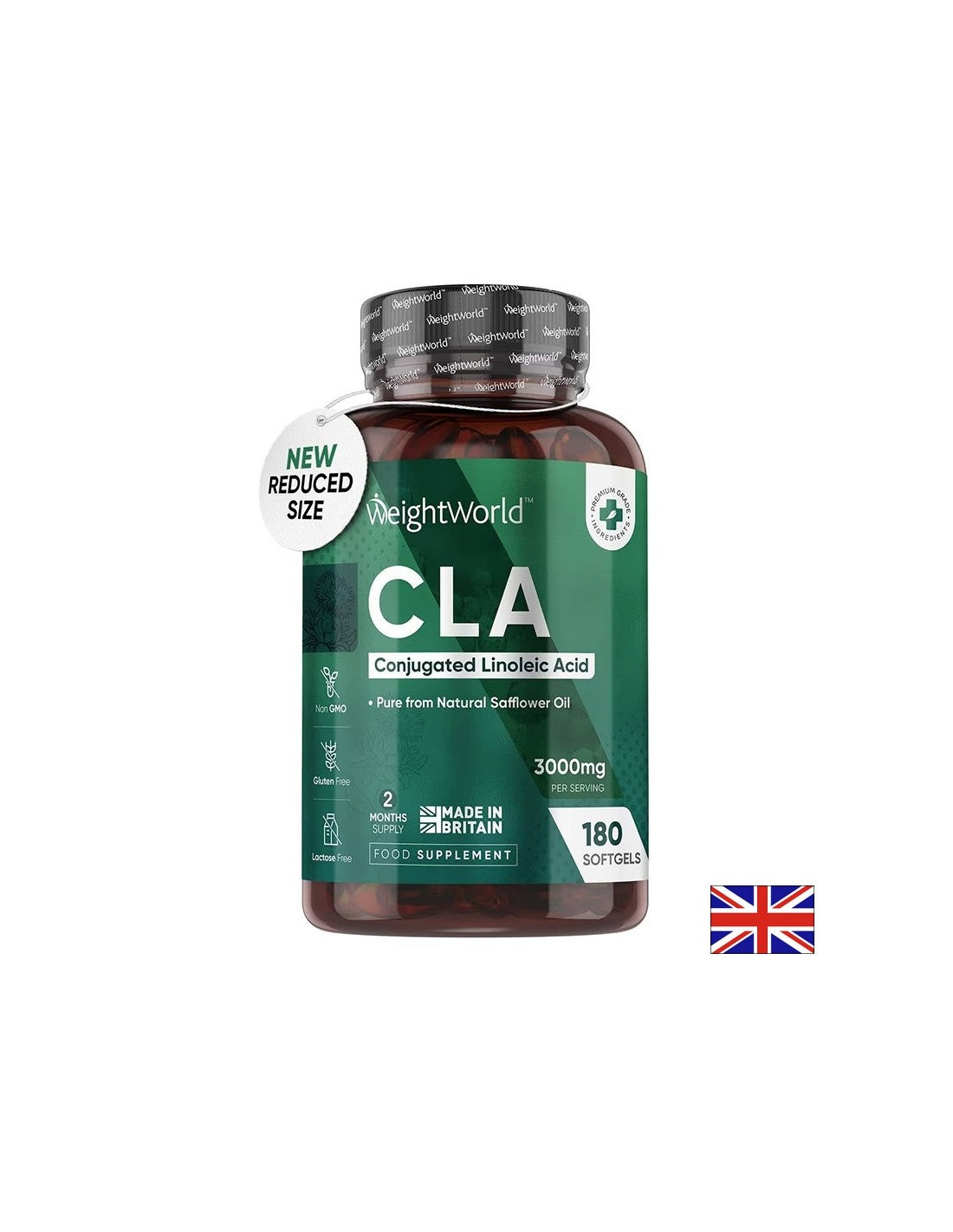 CLA - Acid linoleic conjugat, 3000 mg x 180 capsule moi Weight Worl
