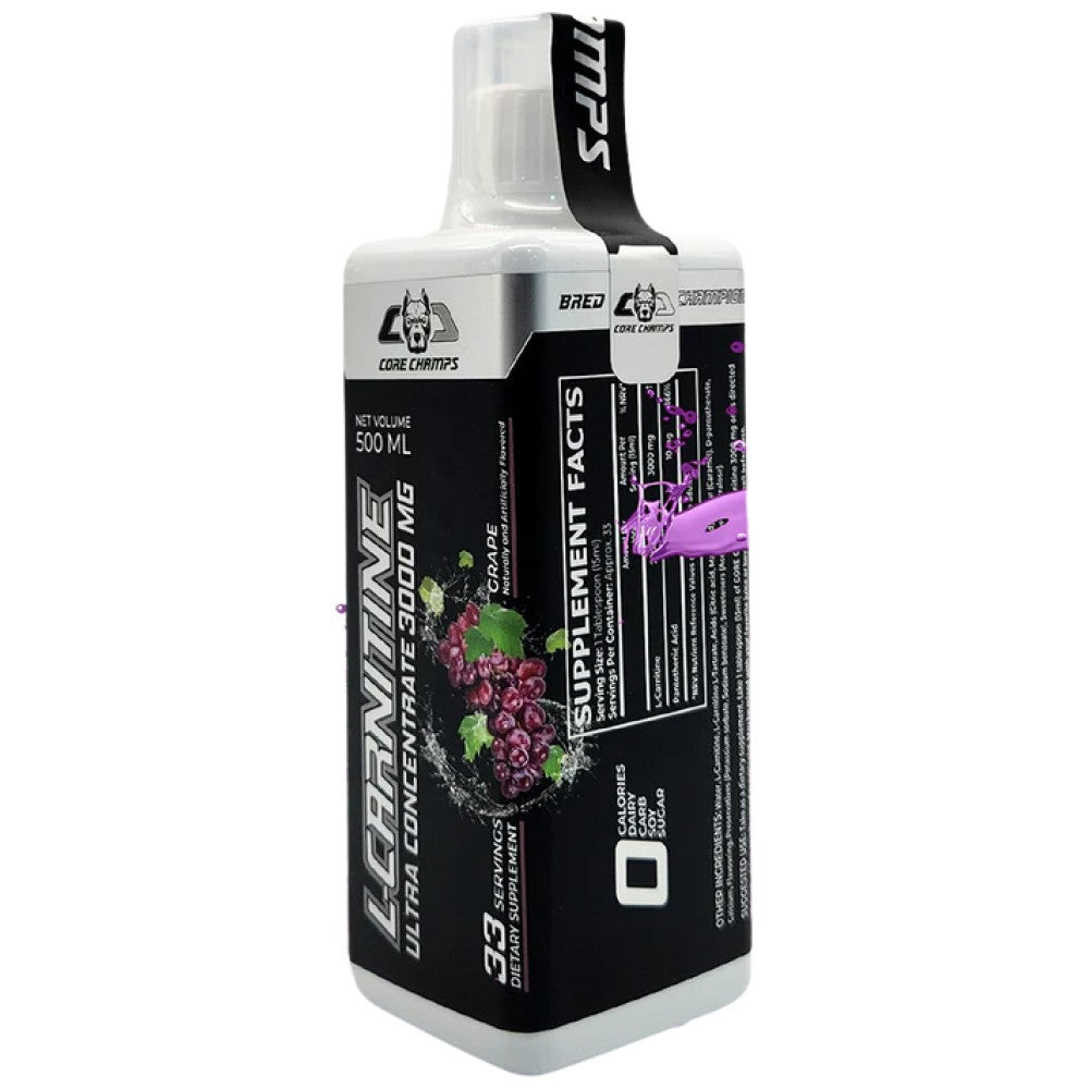 L-Carnitina lichid 3000 mg - 500 ml