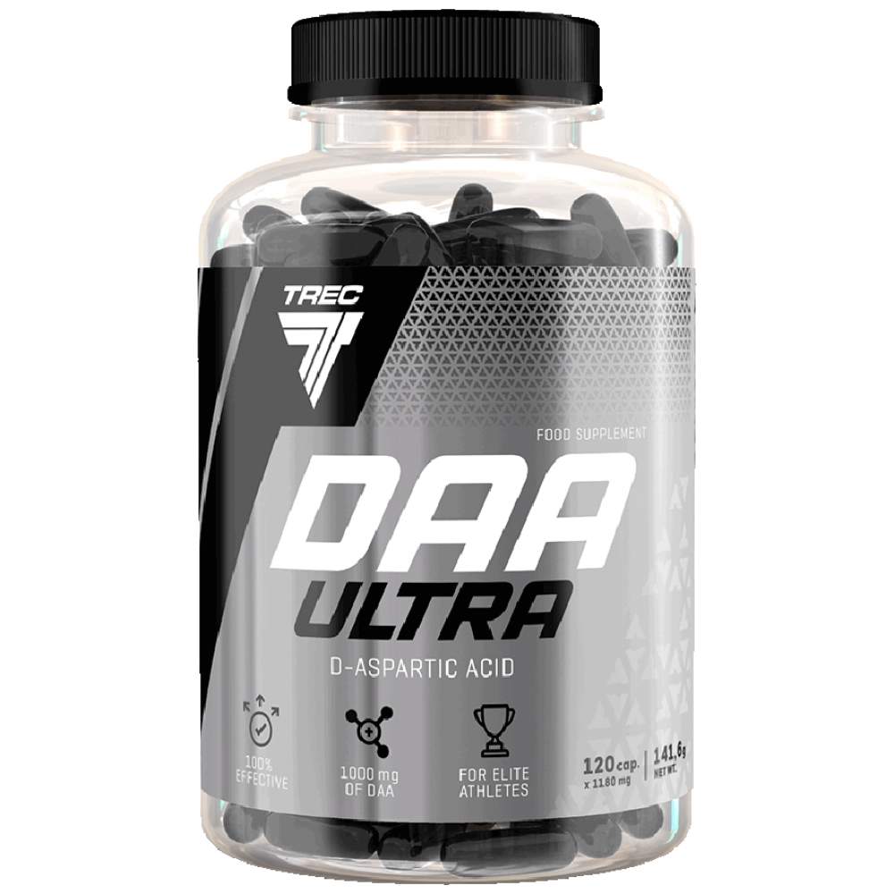 DAA Ultra | Capsule cu acid D-aspartic - 120 capsule