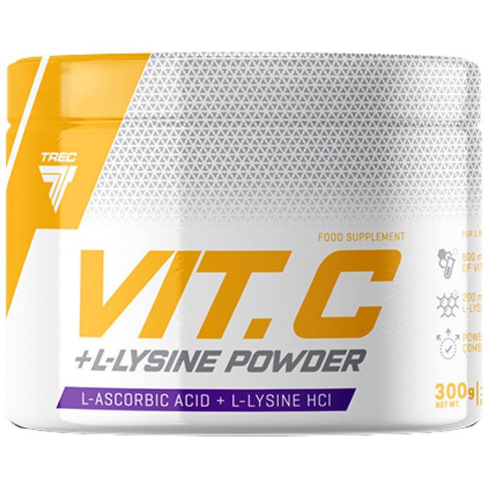 Vitamina C + L-Lizină pulbere - 300 grame