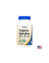 Detoxifiere si imunitate - Spirulina organica, 240 tablete Nutricost