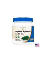 Detoxifiere si imunitate - Spirulina Organic, 454 g pulbere Nutricost