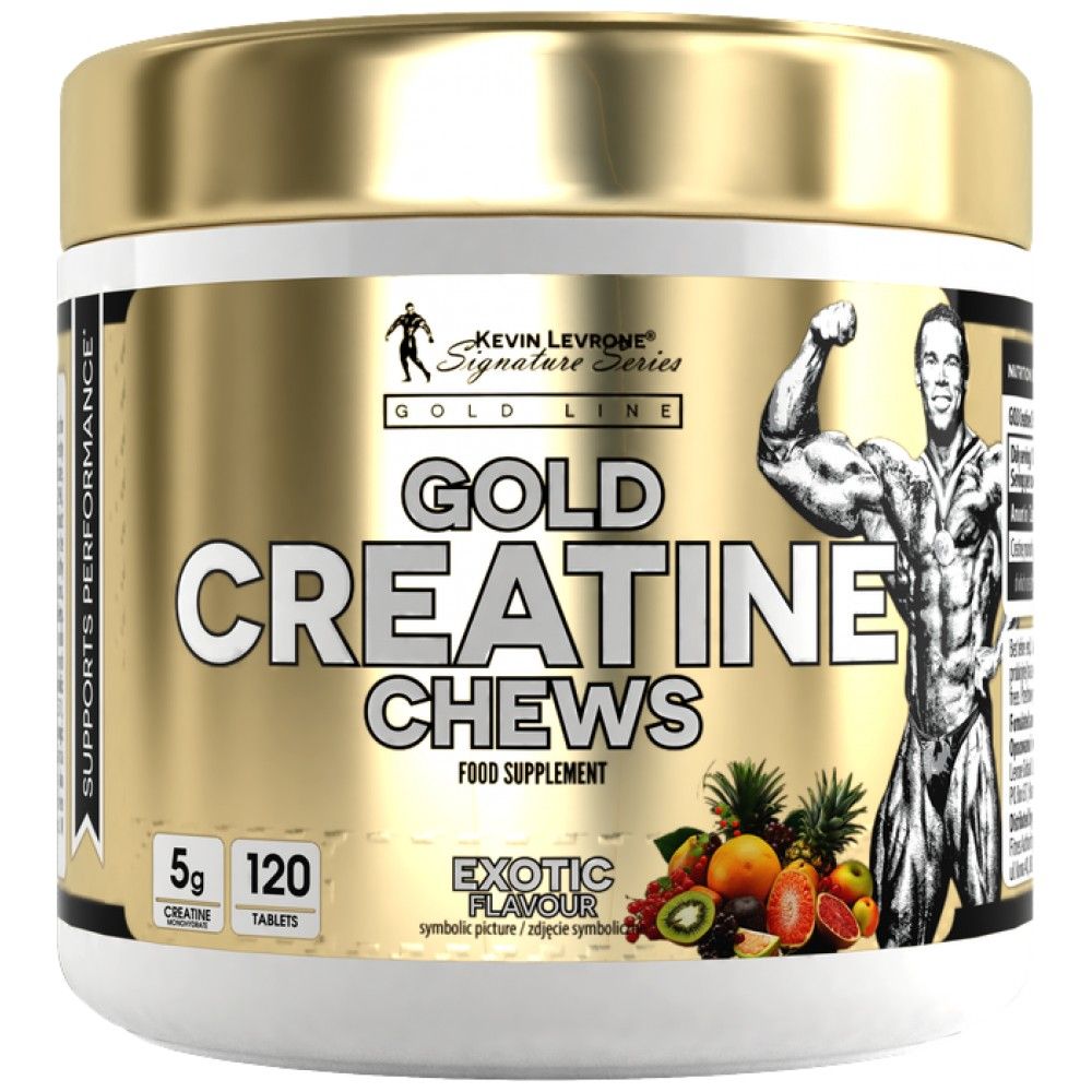 Mestec de creatină de aur | Creatina monohidrat - 120 tablete masticabile