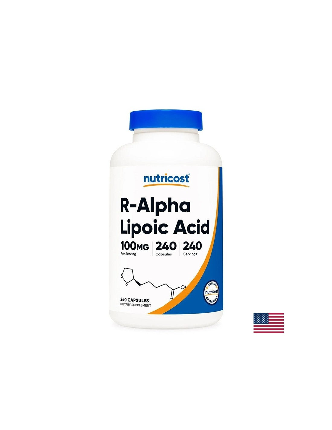 Diabet și neuropatie periferică - Acid R-Alfa lipoic, 100 mg x 240 capsule