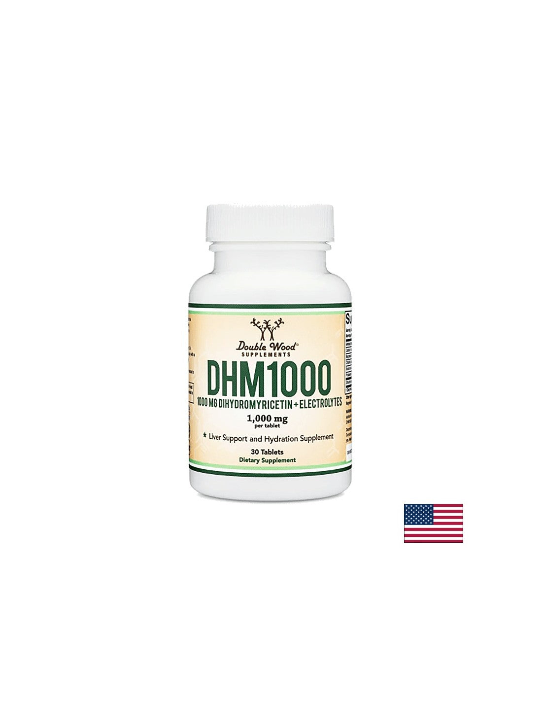 Dihydromyricetin + Electroliti/ Dihydromyricetin + electroliti, 30 tablete Double Wood