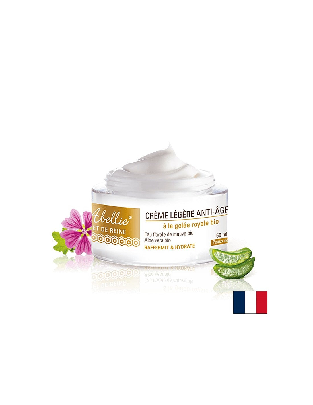 Cremă de față anti-îmbătrânire de zi Abellie® cu lăptișor de matcă, 50 ml