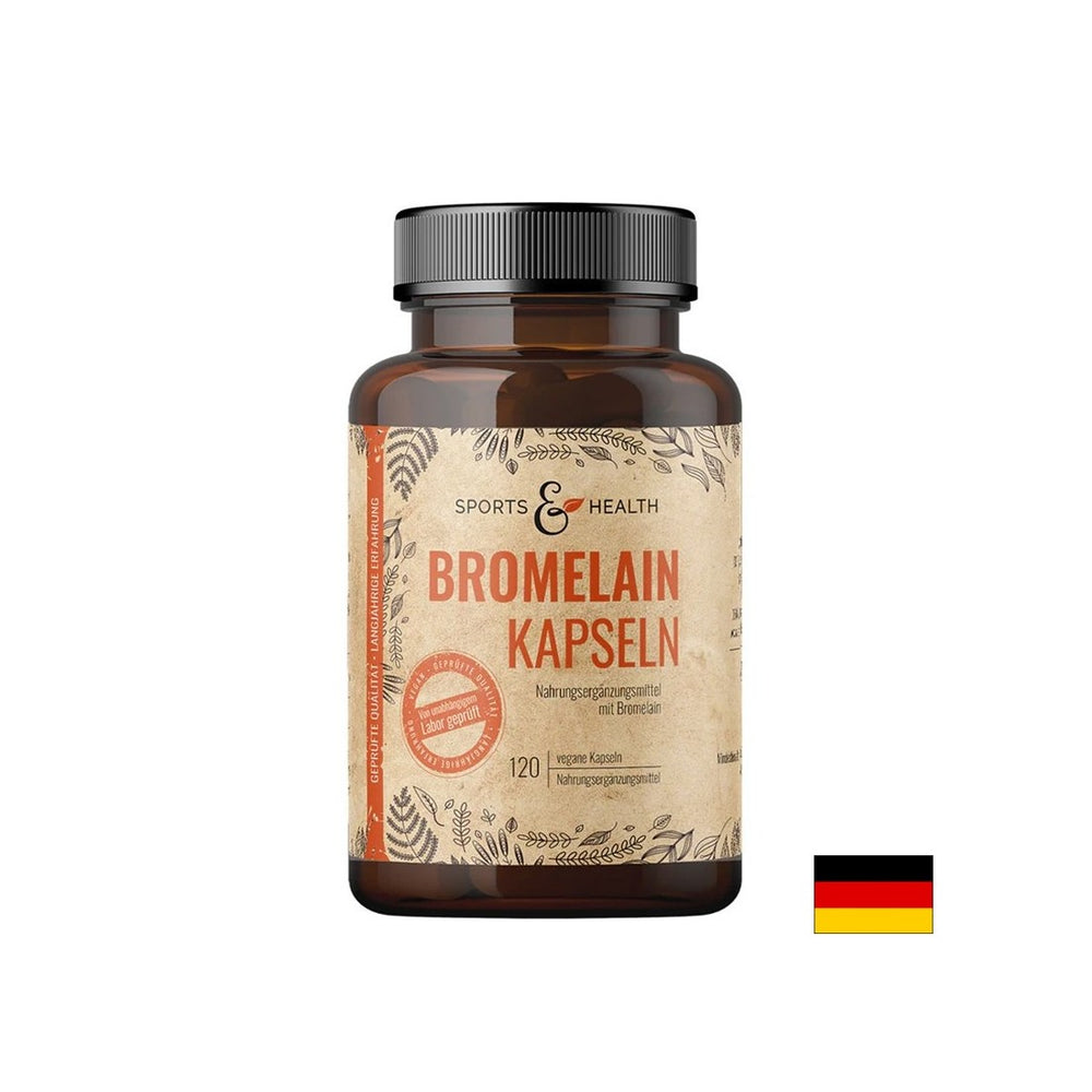 Digestie bună - Bromelaină, 550 mg x 120 capsule