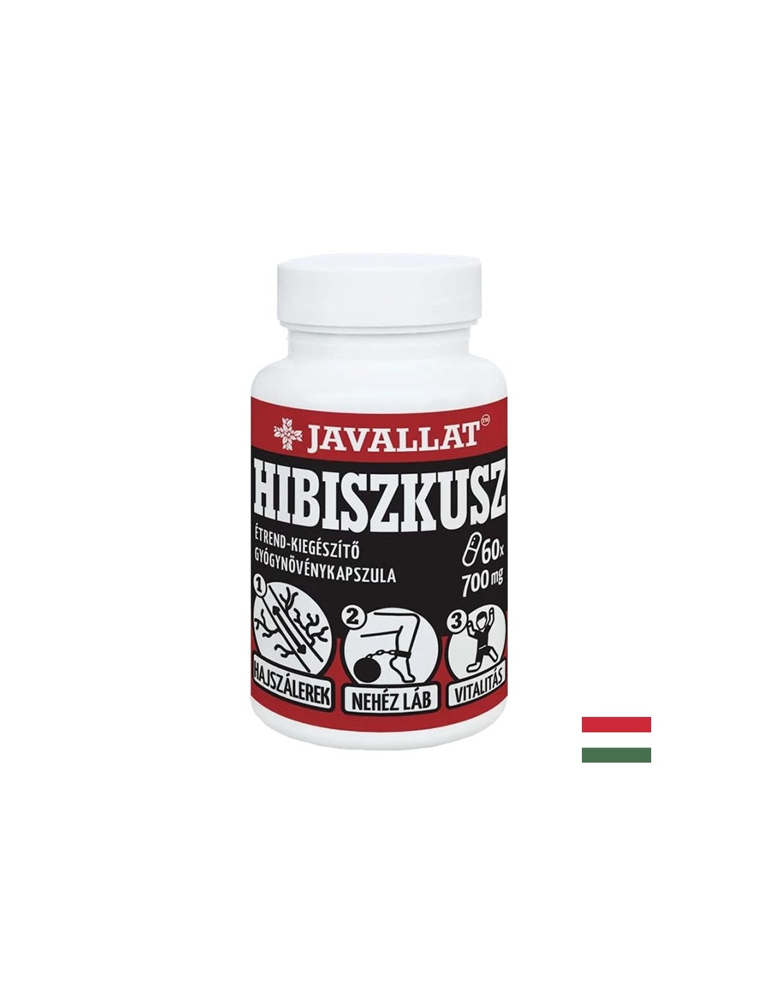 Circulație sanguină bună și sănătate venoasă - Hibiscus, 700 mg x 60 capsule
