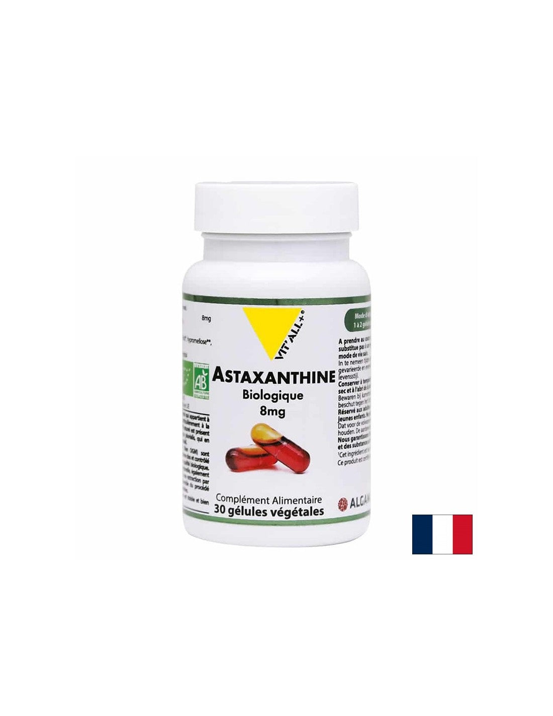 Vedere bună și sănătate celulară - Astaxantină, 8 mg x 30 capsule