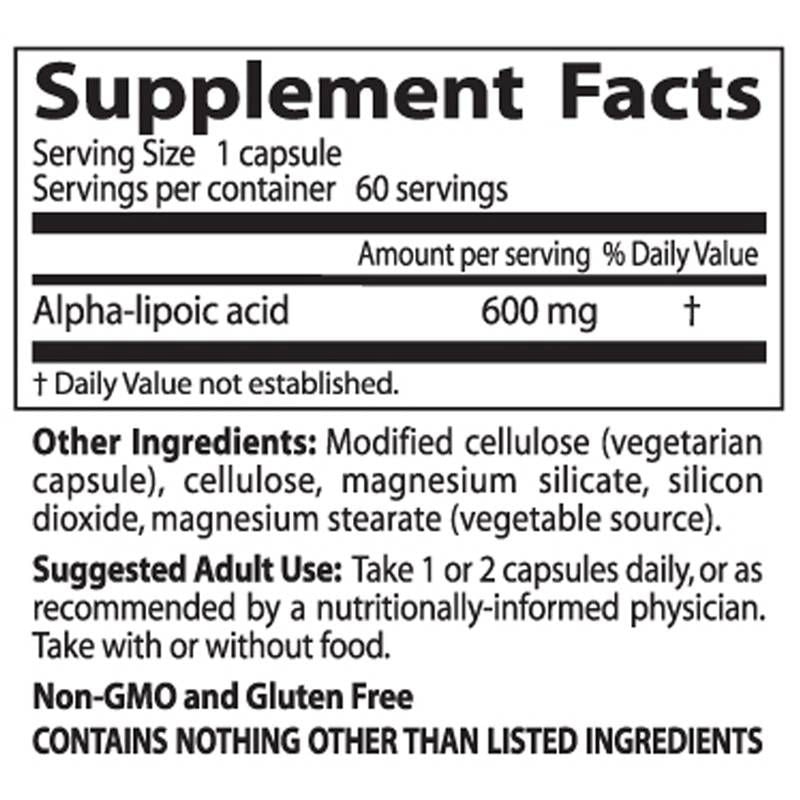 BEST Acid Alfa Lipoic 600 mg - 60 capsule