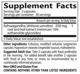 BEST Ashwagandha 125 mg - 60 capsule