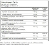 BEST Fully Active Complex B | cu Quatrefolic® - 30 capsule