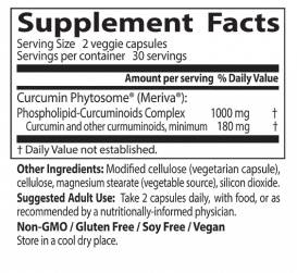 BEST Curcumin Phytosome 500 mg / cu Meriva - 60 capsule