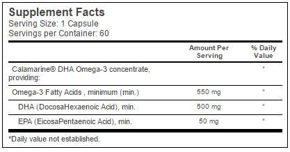 BEST DHA 500 mg / de la Calamari - 60 capsule de gel