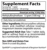 BEST MSM 1500 mg - 120 tablete