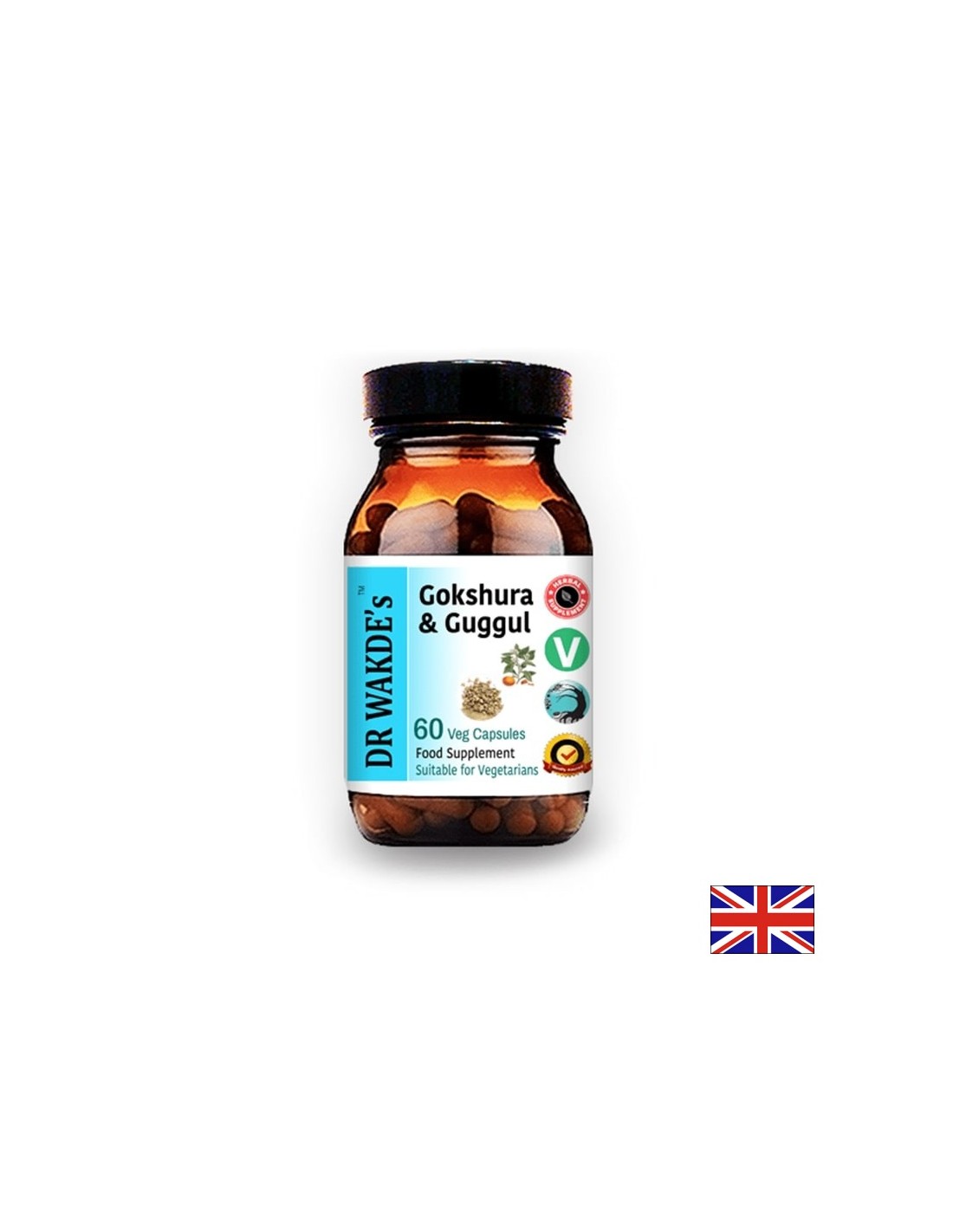 Gokshura &amp; Guggul / Gokshura și Guggul Ayurveda, 60 capsule DR WAKDE's