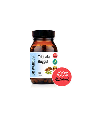Triphala Guggul (Triphala Guggul) - For high cholesterol, obesity and hemorrhoids, 60 capsules - Nutra Best Europe