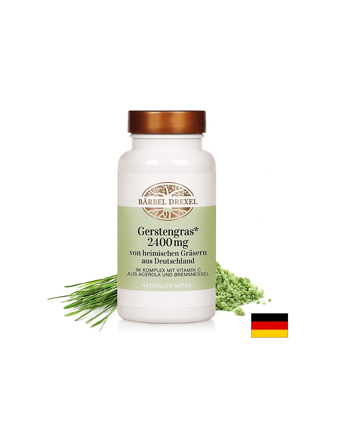 Iarbă de orz, urzici și vitamina C - Energie, imunitate, detoxifiere, 180 de tablete