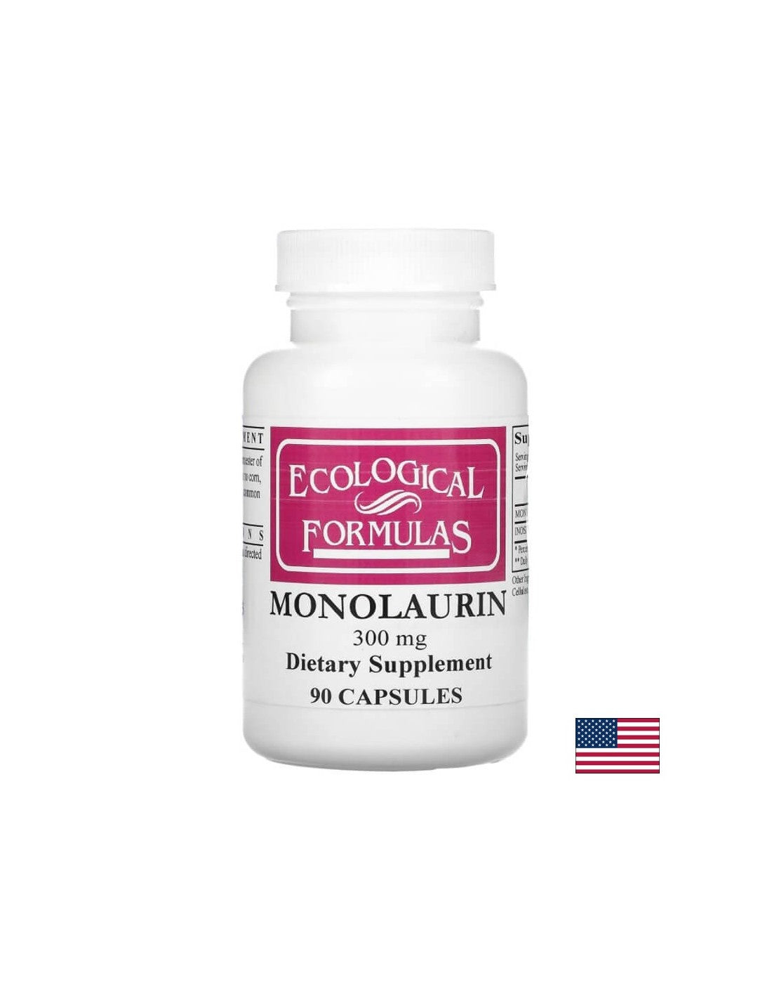 Monolaurină, 90 capsule Formule ecologice