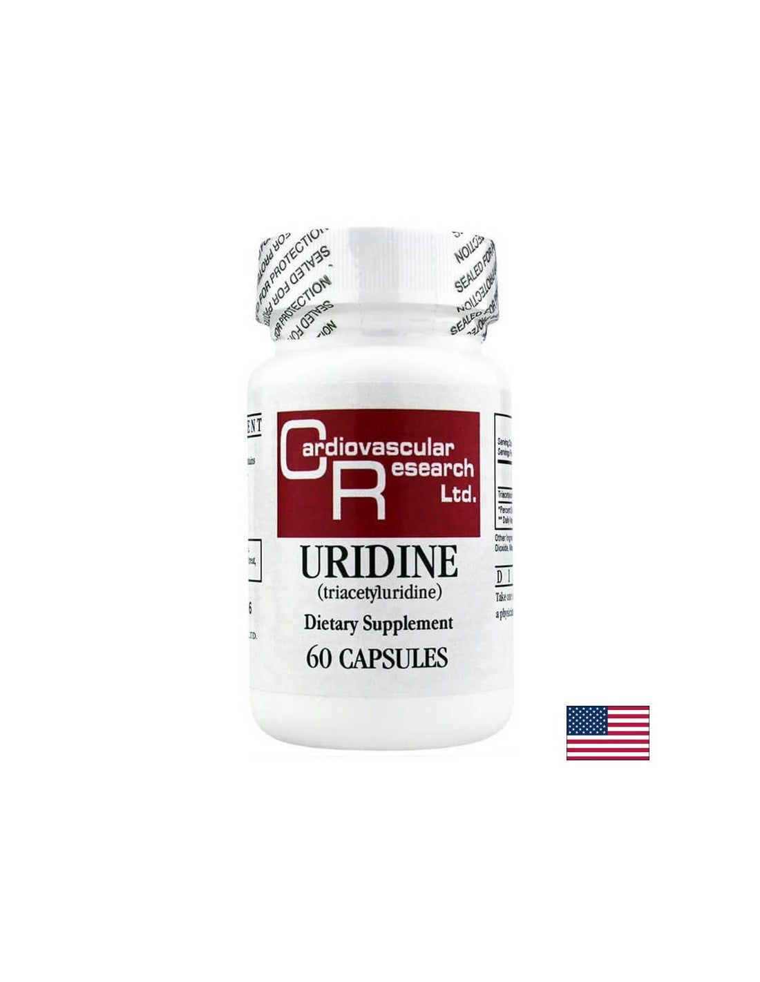 Sănătatea neurologică și funcția creierului - Uridină (Triacetiluridină), 60 capsule