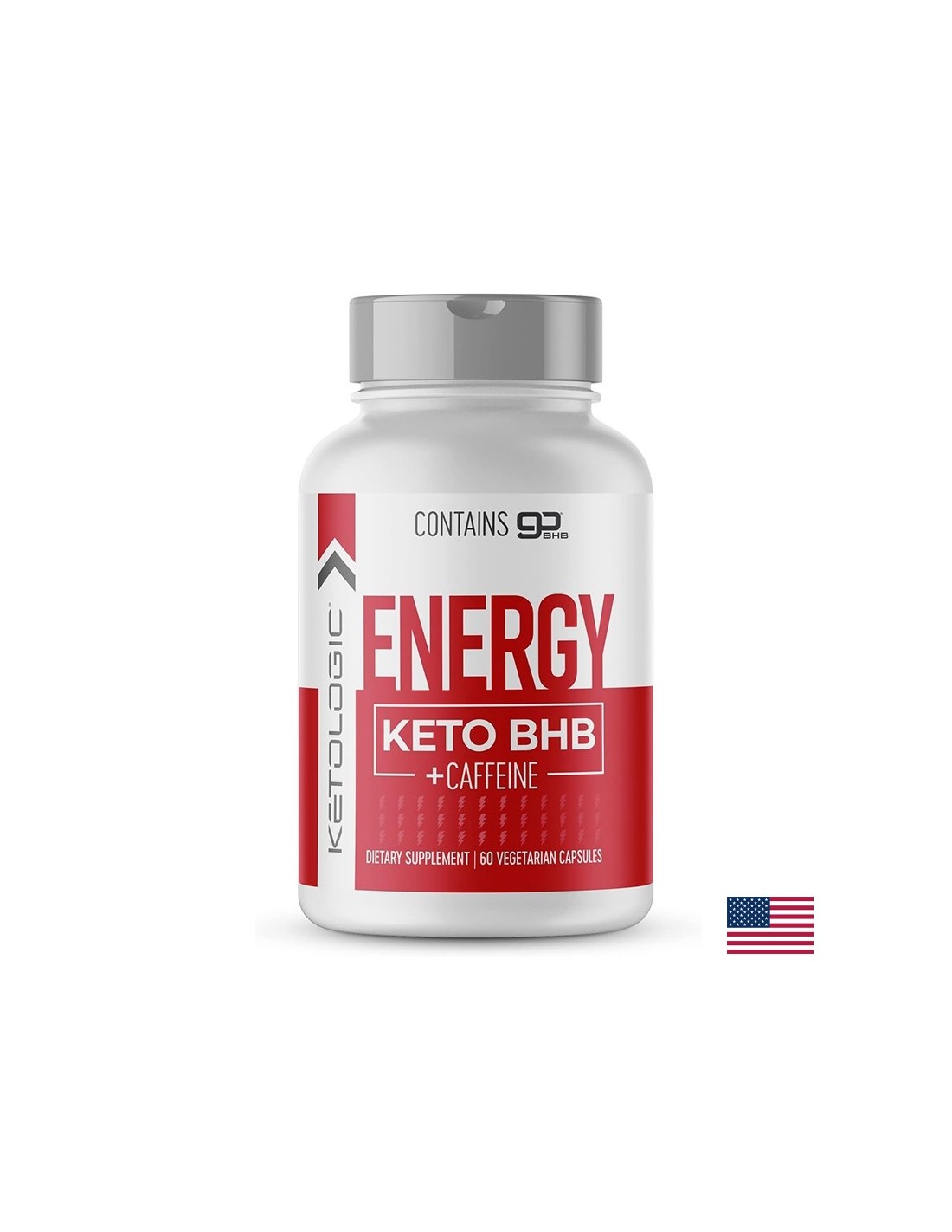 Cetone exogene + Cofeina - Energy Keto BHB + Cofeina, 60 capsule
