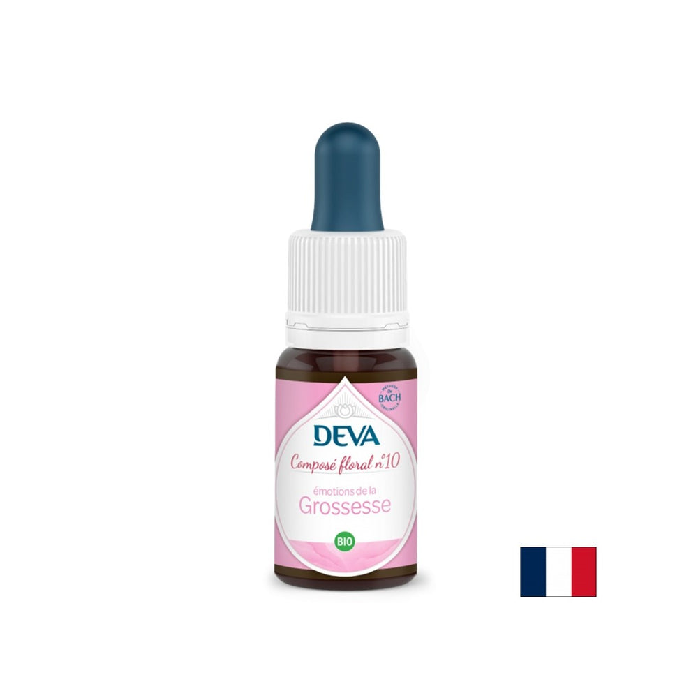 Echilibru emoțional în timpul sarcinii, esențe florale, picături florale Bach nr. 10, 15 ml