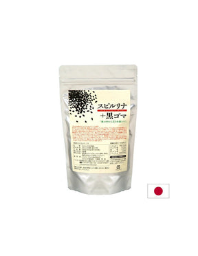 Japanese Spirulina + Black Sesame – Supports Bone and Cardiovascular Health, 1800 Tablets - Nutra Best Europe