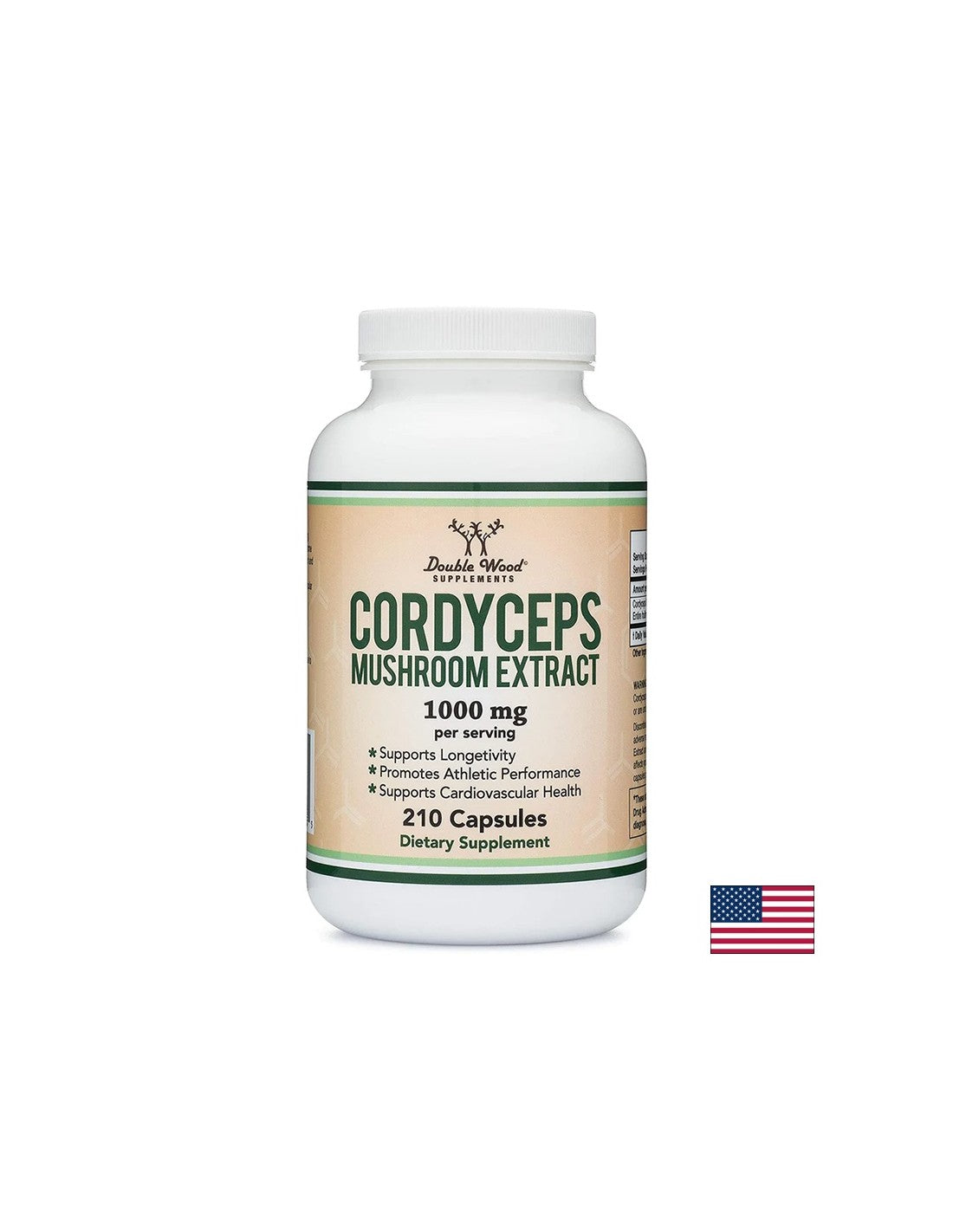 Energie si imunitate - Cordyceps, 210 capsule Double Wood