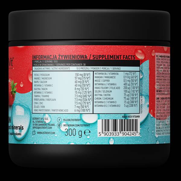 Aqua Kick / Advanced Hydration cu Vit&amp;Min - 300 de grame