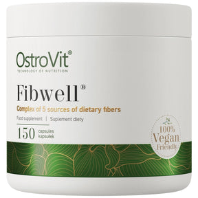 Fibwell® Caps | Complex of 5 Sources of Dietary Fibers 150 capsules - Nutra Best Europe