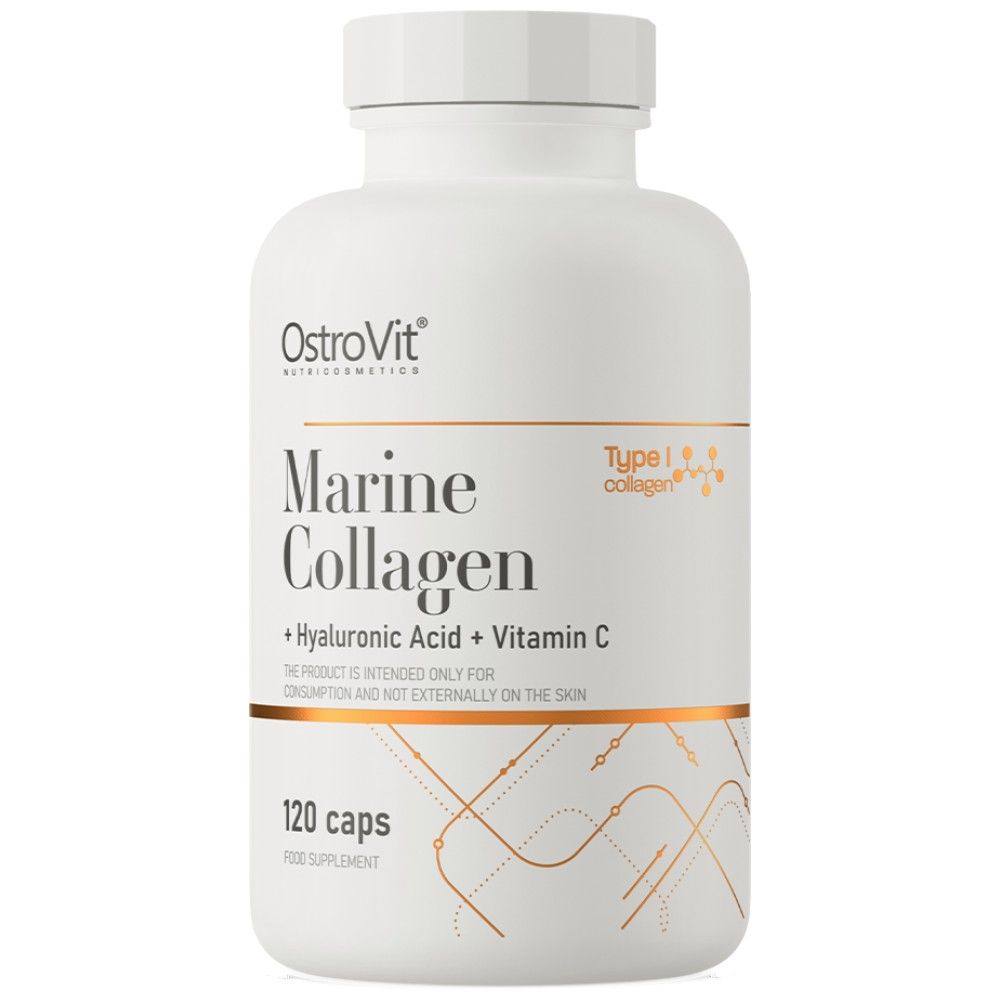 Colagen Marin / + Acid Hialuronic si Vitamina C - 120 capsule